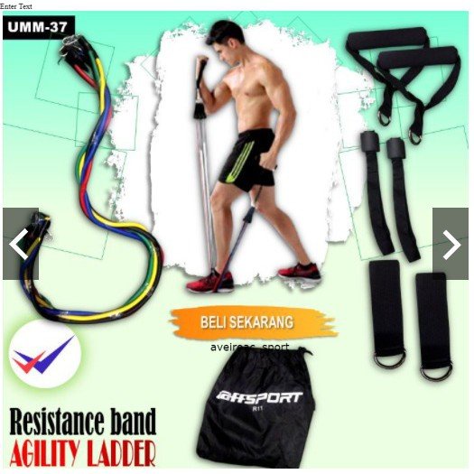 (ZYD) Resistance band karet latihan agility tendangan taekwondo fitness rubber training flexi hmmm
