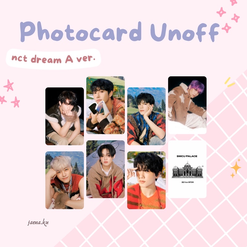 [SMTOWN] PHOTOCARD UNOFF WINTER SMTOWN 2022 NCT DREAM NCT 127 WAYV