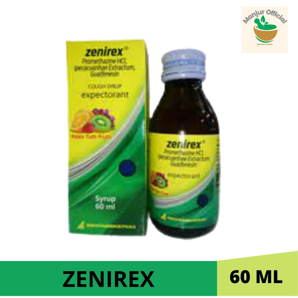 Zenirex Expectorant Sirup 60 ml Obat Batuk Berdahak Obat Batuk Alergi