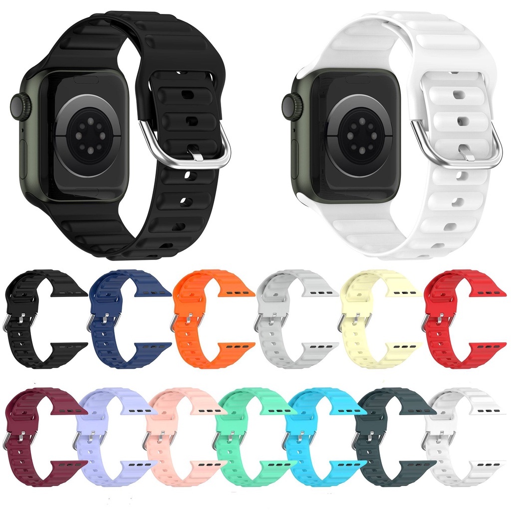 Strap Apple Watch 7 8 ULTRA OCEAN BAND Rubber Silicone Ultra Ocean Strap 49 mm 45 mm 44 mm 38/40/41 mm, Sport Bracelet for iWatch Series A322