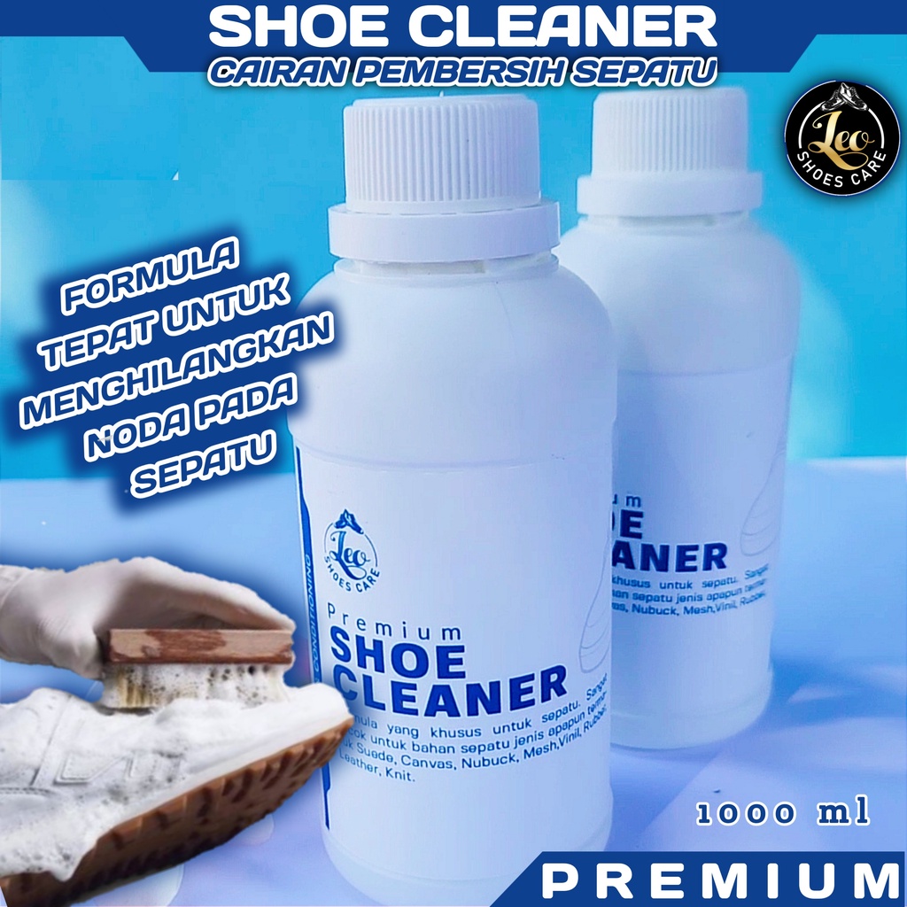 1 Liter Cairan Pembersih Sepatu Leo Sabun Cuci Sepatu Shoe Cleaner