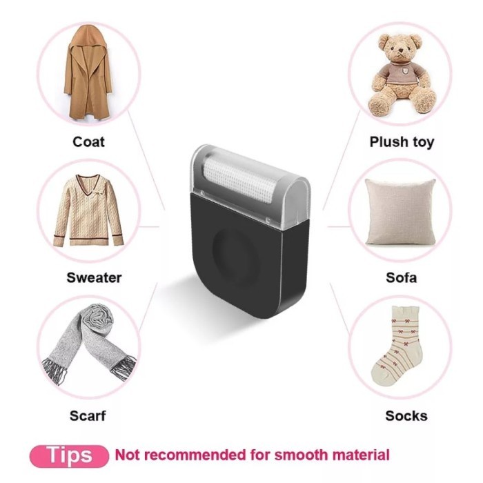 Compact Portable Rechargeable Lint Remover Praktis