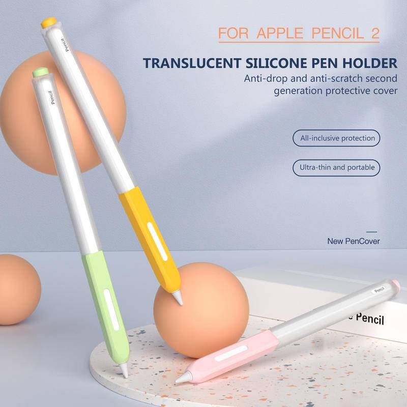 Untuk Apple Ipad Pensil 1case Pelindung Tablet Touch Pen Silikon Lembut Pelindung Tip Cover Layar Stylus Anti Gores Nib Case