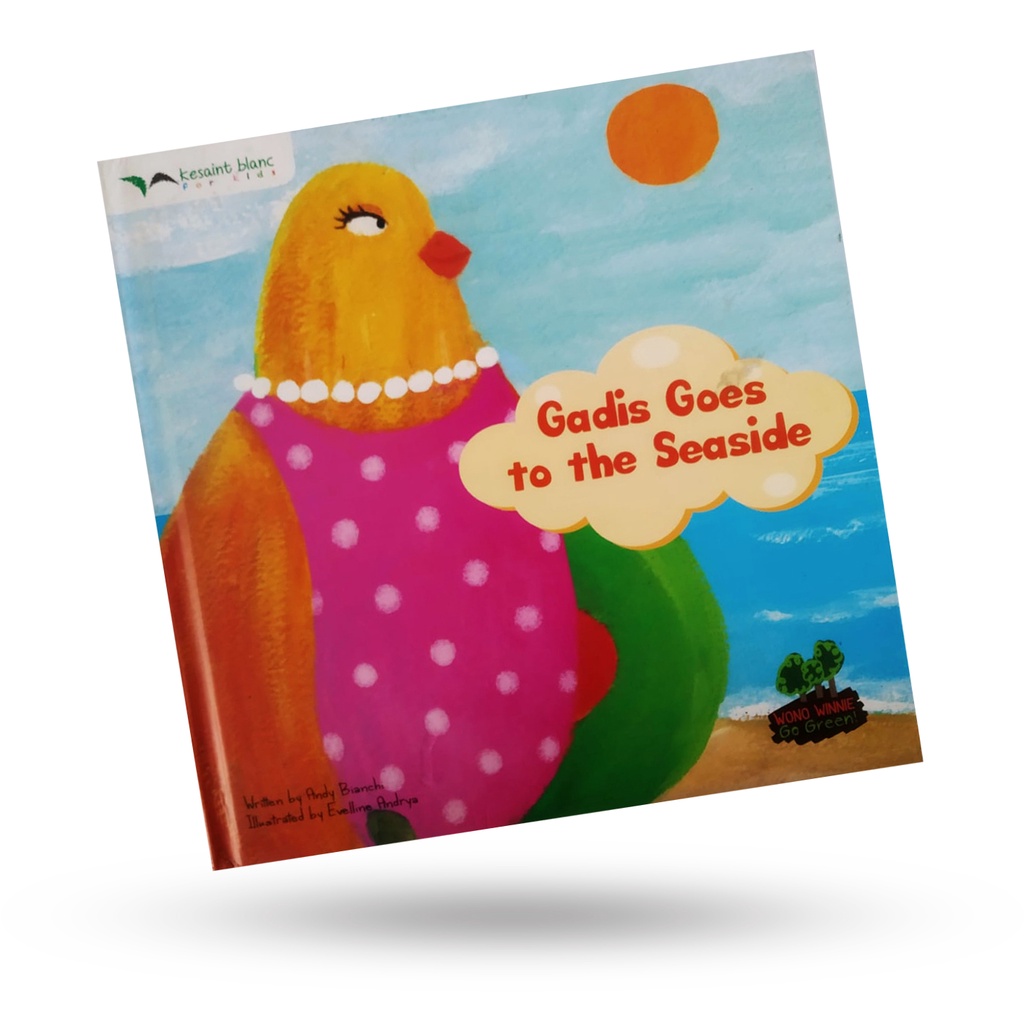 [Buku Cerita Anak Bilingual] Kesaint Blanc - Gadis Goes to the Seaside