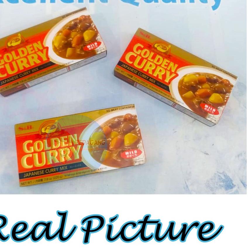 

SALE✅S&B Golden Curry 220gr Mild | Kari Blok | Kari Jepang|RA1