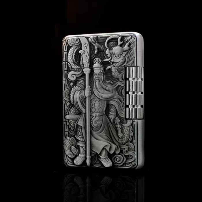 Korek Api unik Kwan Kong api dupont - ligt grey