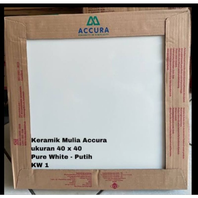 Jual Keramik Lantai X Mulia Accura Pure White Kw Dan Kw Shopee