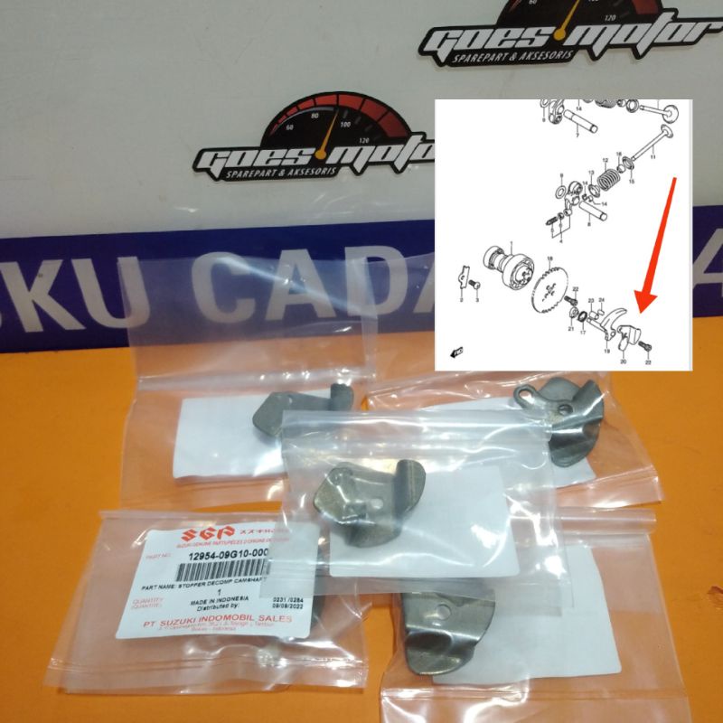 PLAT BANDULAN NOKEN AS SMASH OLD/NEW SHOGUN 125,LETS,NEX ORIGINAL SGP