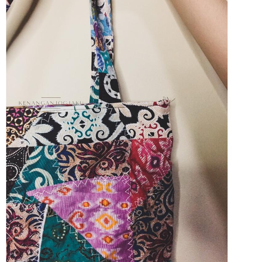 ✒✒ AYUNDA TOTE BAG | COD Premium Tas Totebag Batik Kain Perca Tenteng Etnik Oleh - oleh Jogja Keraji