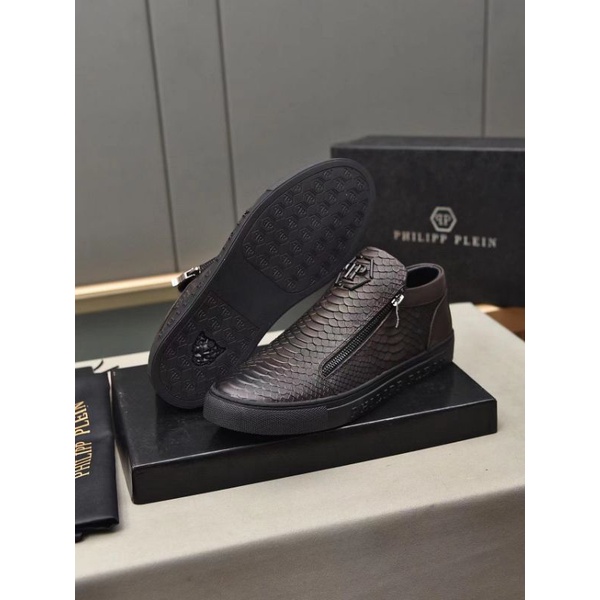 sepatu philipp plein cowok sepatu sneaker pp pria slip on mirror p1shoes