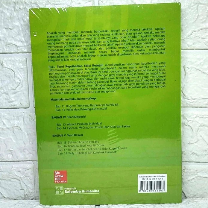 Must Have!! Buku Theories Of Personality Teori Kepribadian Buku 2 Edisi 7 Feist Termurah