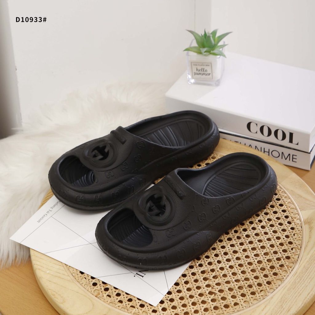 GC X AD GG Rubber For Men Mule Sandals D10933