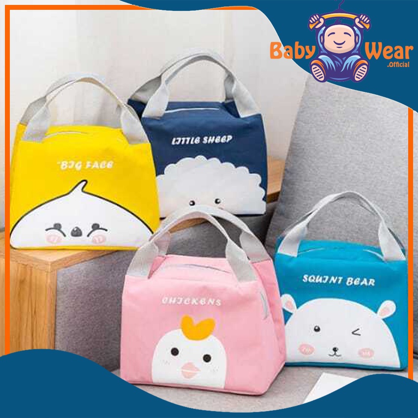 ⭐ Babywear ⭐ TB001 Cooler Bag Asi / Cooler Box / Tas Bekal Makanan Karakter / Lunch Bag | Cooler Bag Mini Bayi / Baby