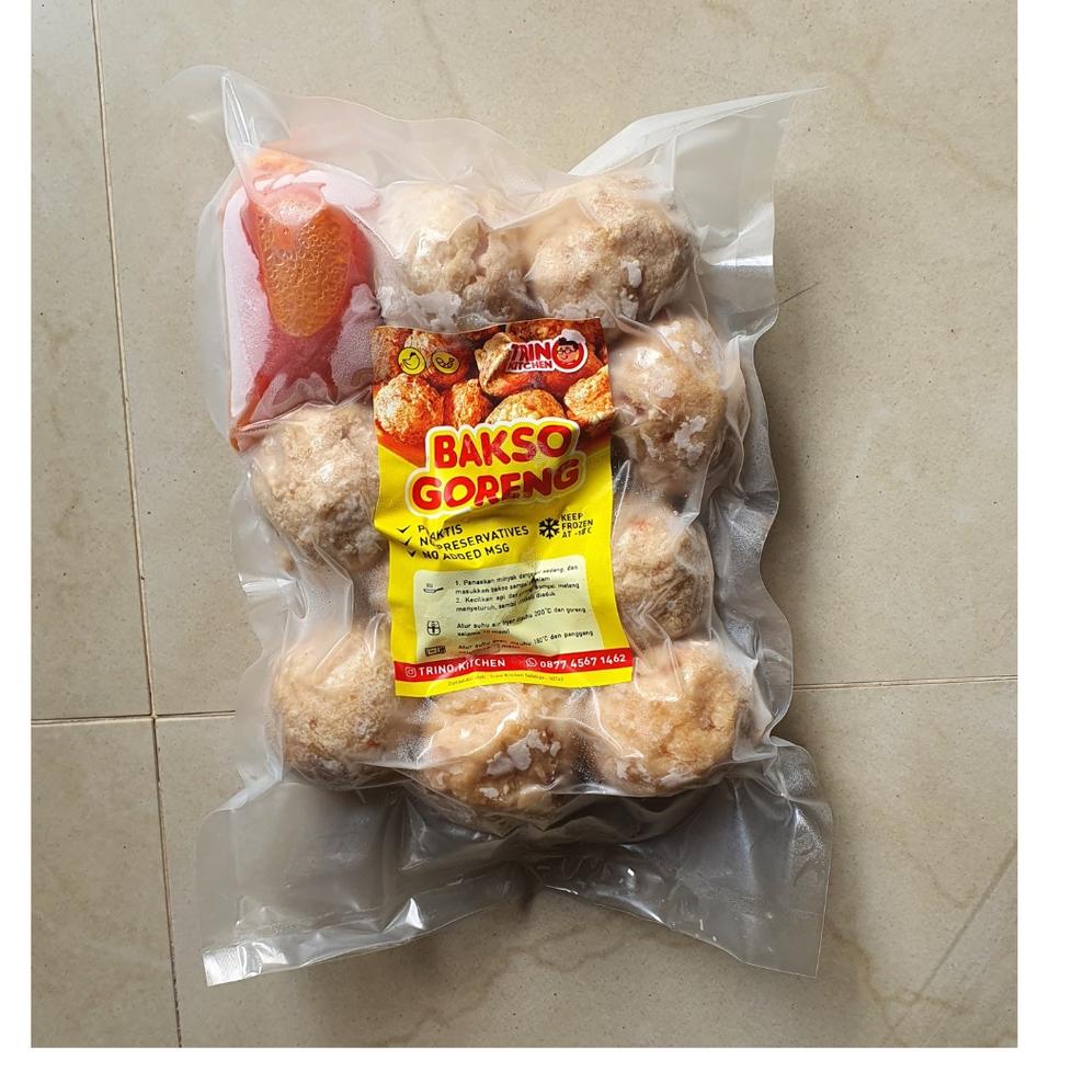 

[R-Y6Y] ✓] 100% HALAL Bakso Goreng Ayam Udang Frozen - Trino Kitchen (Termasuk Saus Sambal)-kekinian