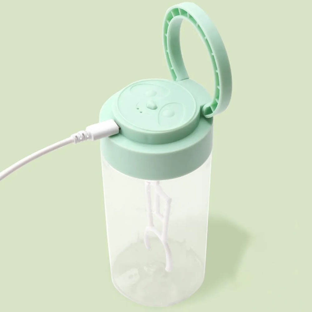 Botol Minum Shaker Electric Portable Protein Otomatis 380ml - Botol Shaker Pengaduk Susu Kopi Minuman Portable Otomatis USB MG012 RANDOM