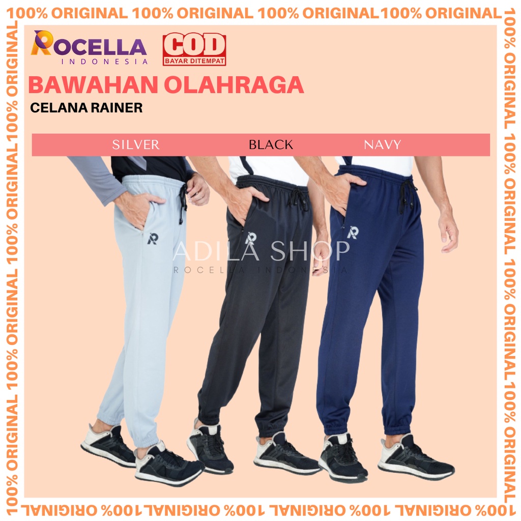Rocella Celana Rainer Celana Olahraga Celana Jogging Celana Lari Celana Panjang Olahraga Celana Olah