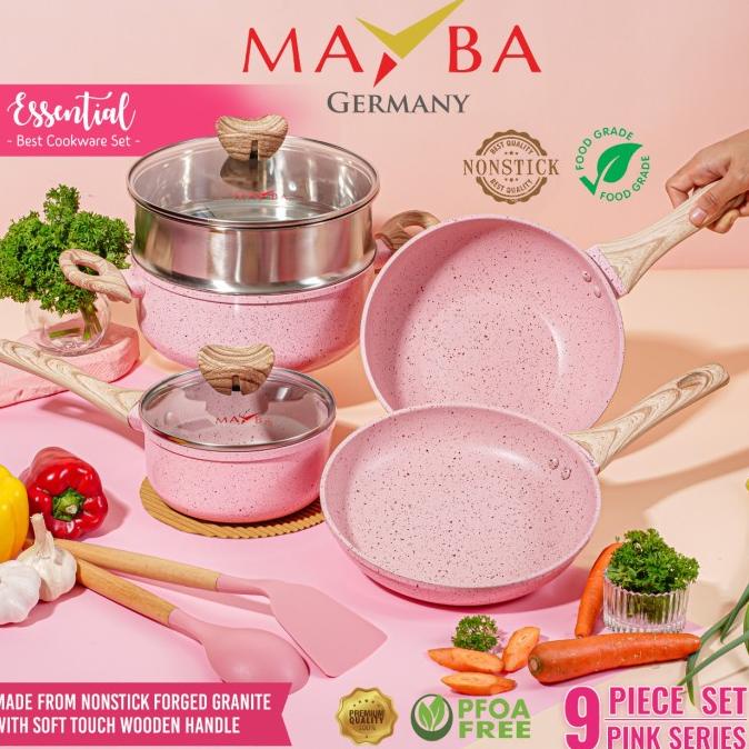 Panci set SUPRA teflon 9pc Pastel Renata Moeloek silahkan di pesan