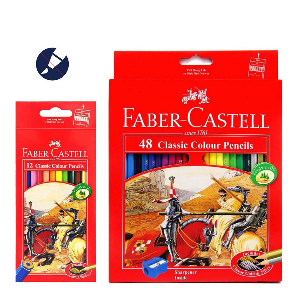 

Pensil Warna Classic Faber Castell 12, 24, 36 dan 48 Warna