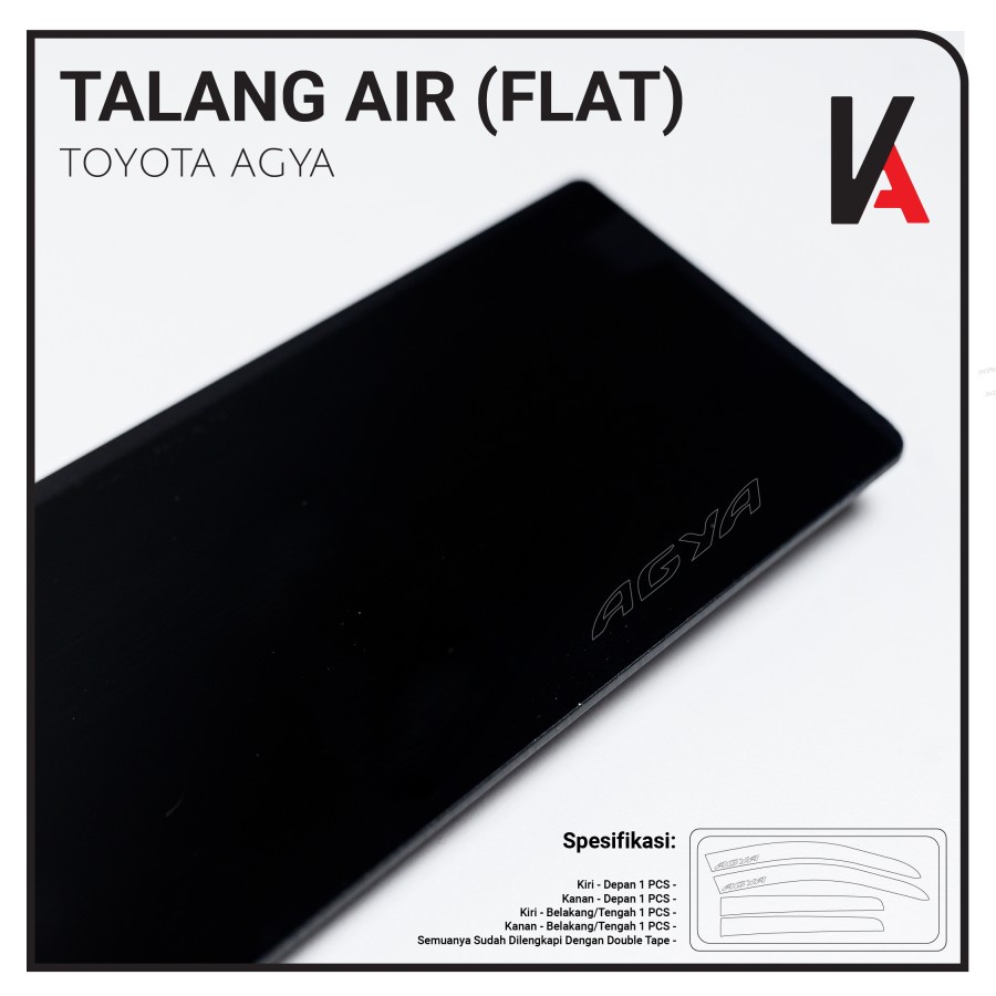 TALANG AIR MOBIL TOYOTA AGYA MODEL FLAT ORIGINAL BERKUALITAS