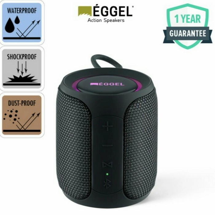 Speaker Eggel Terra 3 Mini / Terra3 Rgb Waterproof Portable Bluetooth Speaker