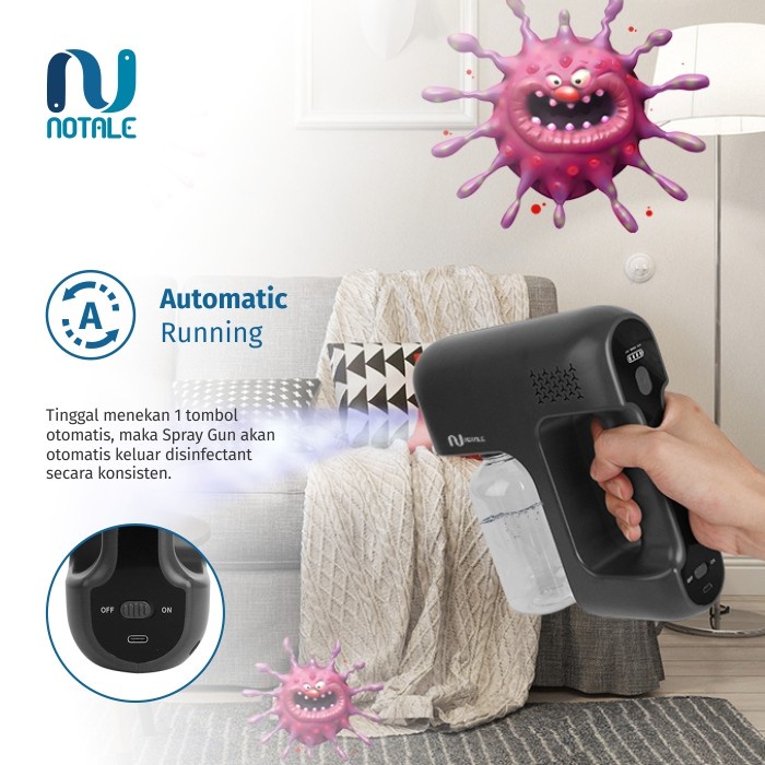 Notale Disinfectant Portable Atomization Nano Spray Gun Disinfectan