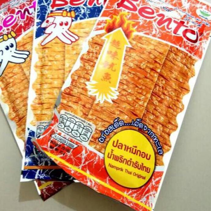 

Promo 3.3 JUHI BENTO SQUID THAILAND 24 GRAM - SNACK CEMILAN CUMI INSTANT