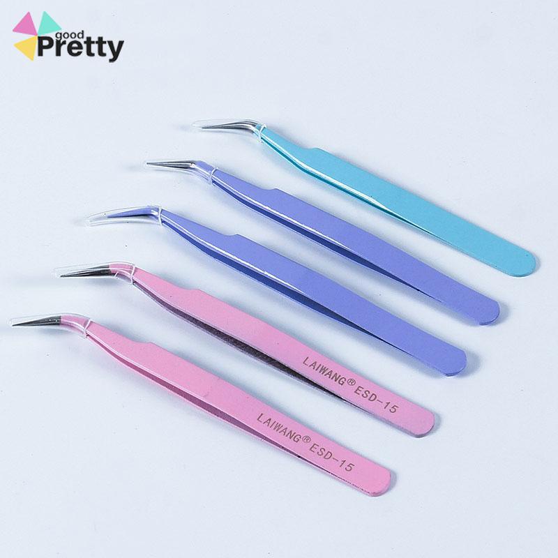 Pinset Lengkung Gundam Stiker Scrapbook Tools Warna Pastel Lucu Tweezer Sticker Pinset - PD