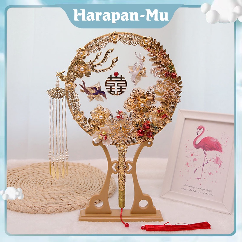 Kipas Wedding Kipas Sangjit Chinese Kipas Sangjit Preloved Untuk Aksesoris Tunangan Wedding