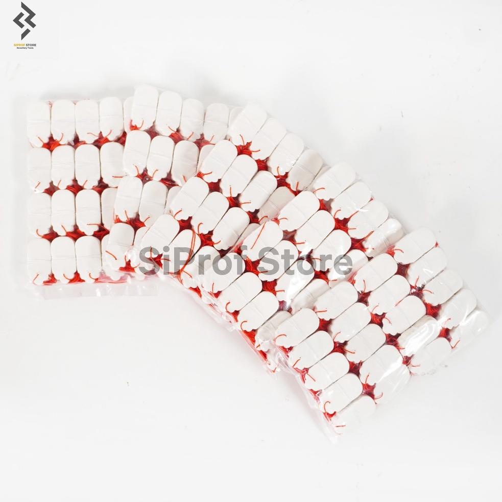 

(T-K5K)(㊛) Bandrol / Price Tag / Label Harga Perhiasan ukuran kecil 1 Pack (5 bungkus) Isi 1300 - 1700 Label siap dikirim
