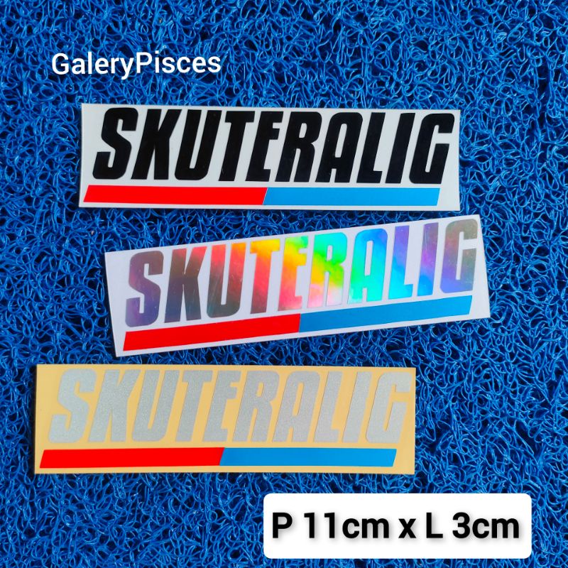 stiker cutting motor stiker skuteralig stiker keren