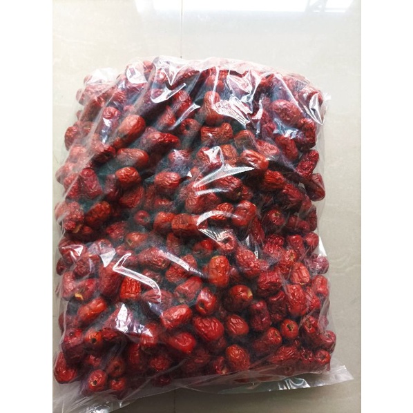 

1kg 1 kg 1000 g gr gram grade A Angco tanpa biji kurma merah cina