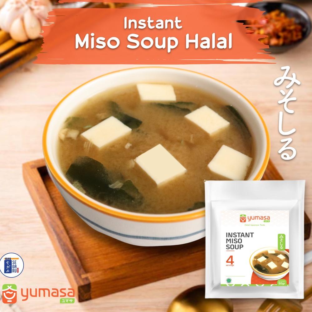 

✰Terupdate➜ YUMASA Japanese Miso Soup Instant | Sup Miso Jepang Halal 50gr Z100