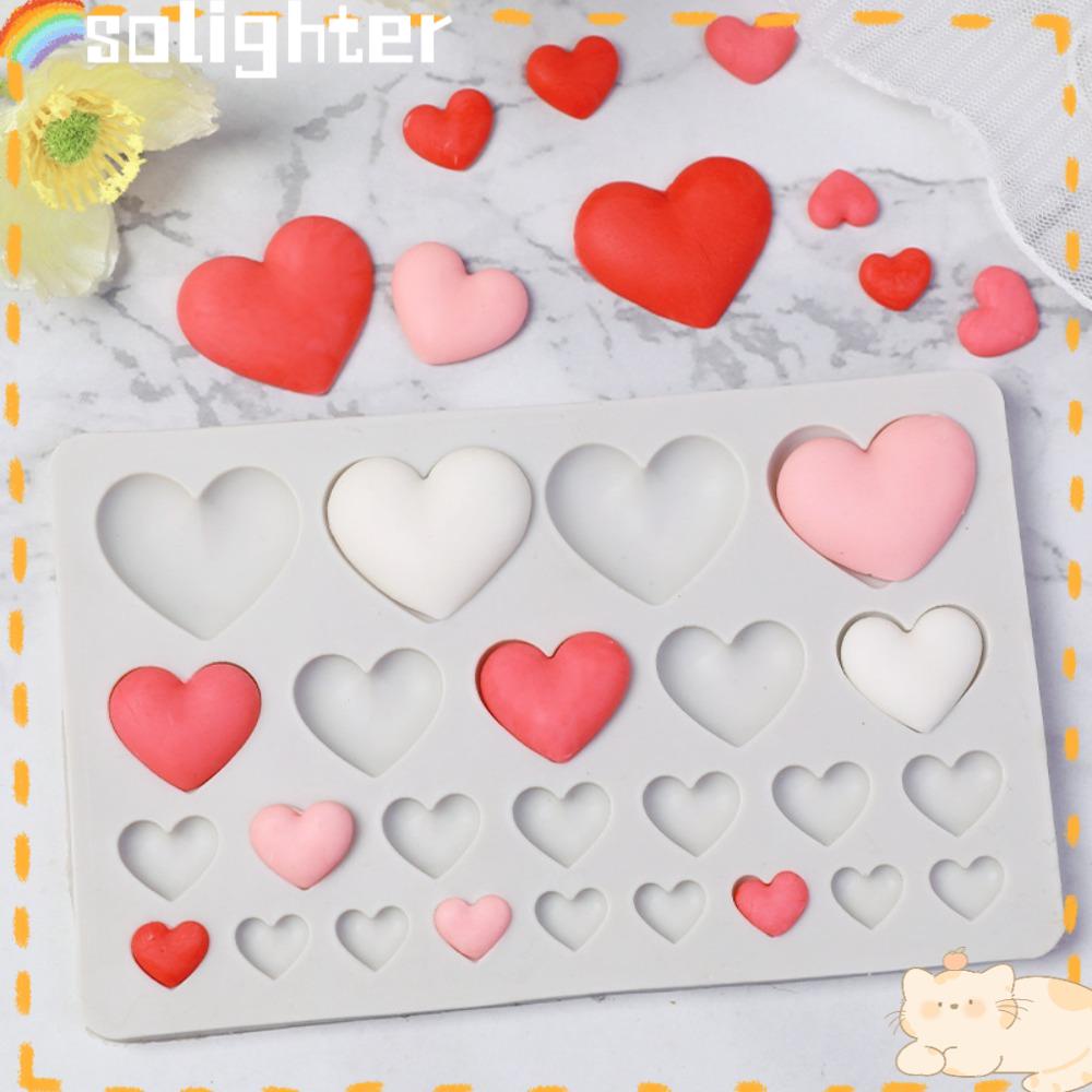 Solighter 3D Love Heart Clay Tools Sugarcraft Fondant Handmade Hari Valentine