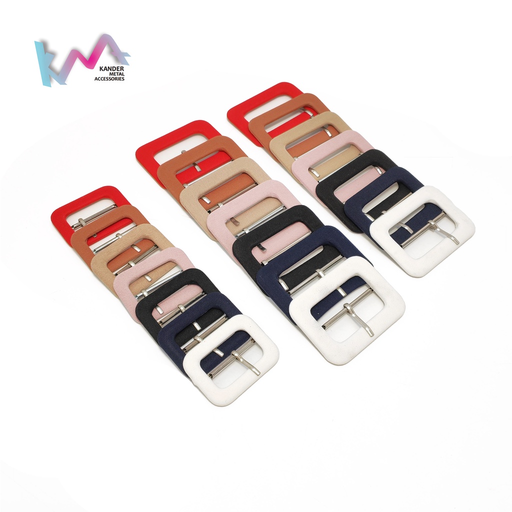 KANDER Iron Fabric Belt Buckle Gesper Kain Dress Bungkus Kain CP