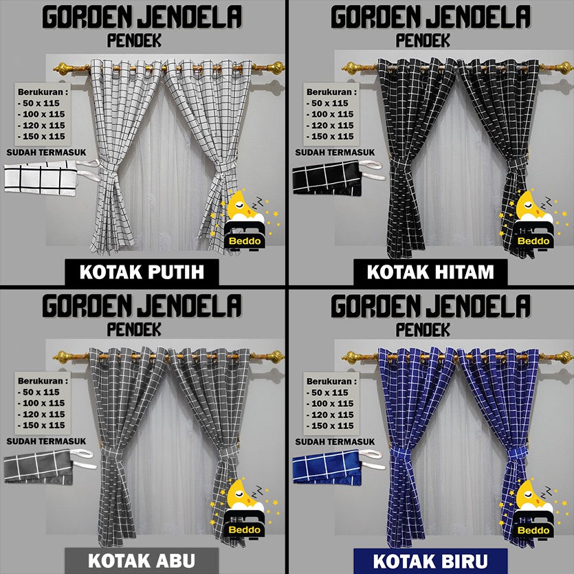 GT50 - GORDEN JENDELA VENTILASI MINIMALIS 10 RING EMBOSH DAN AESTHETIC TERLARIS NON TALI