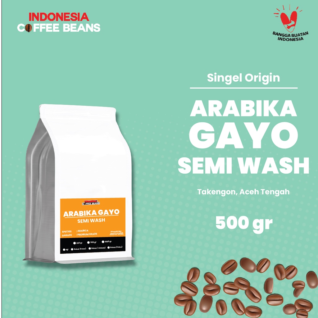 Jual Kopi Arabika Aceh Gayo Gram Semi Wash Single Origin Aceh