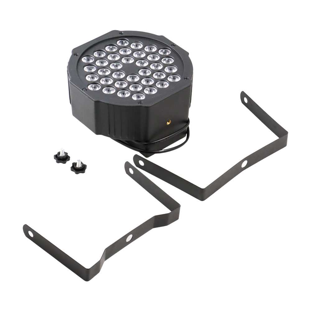 Lampu LED RGB Flash Proyektor Latar Belakang Flood Light DJ Panggung Pernikahan Profesional Port DMX Alien - 7CLL2MBK