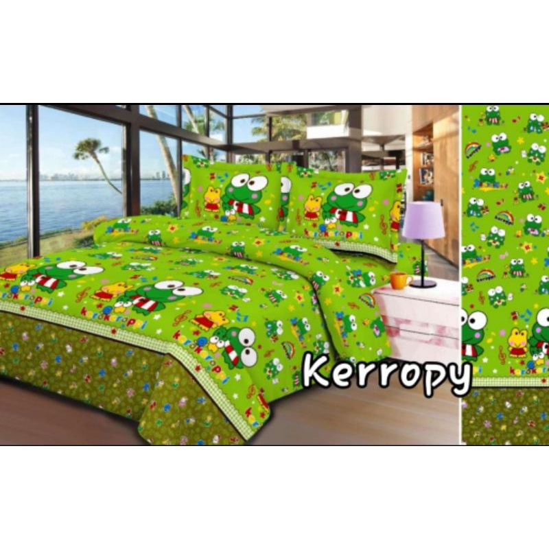 Sprei Termurah Free 2sarban+1sargul ukuran 180*200*10cm