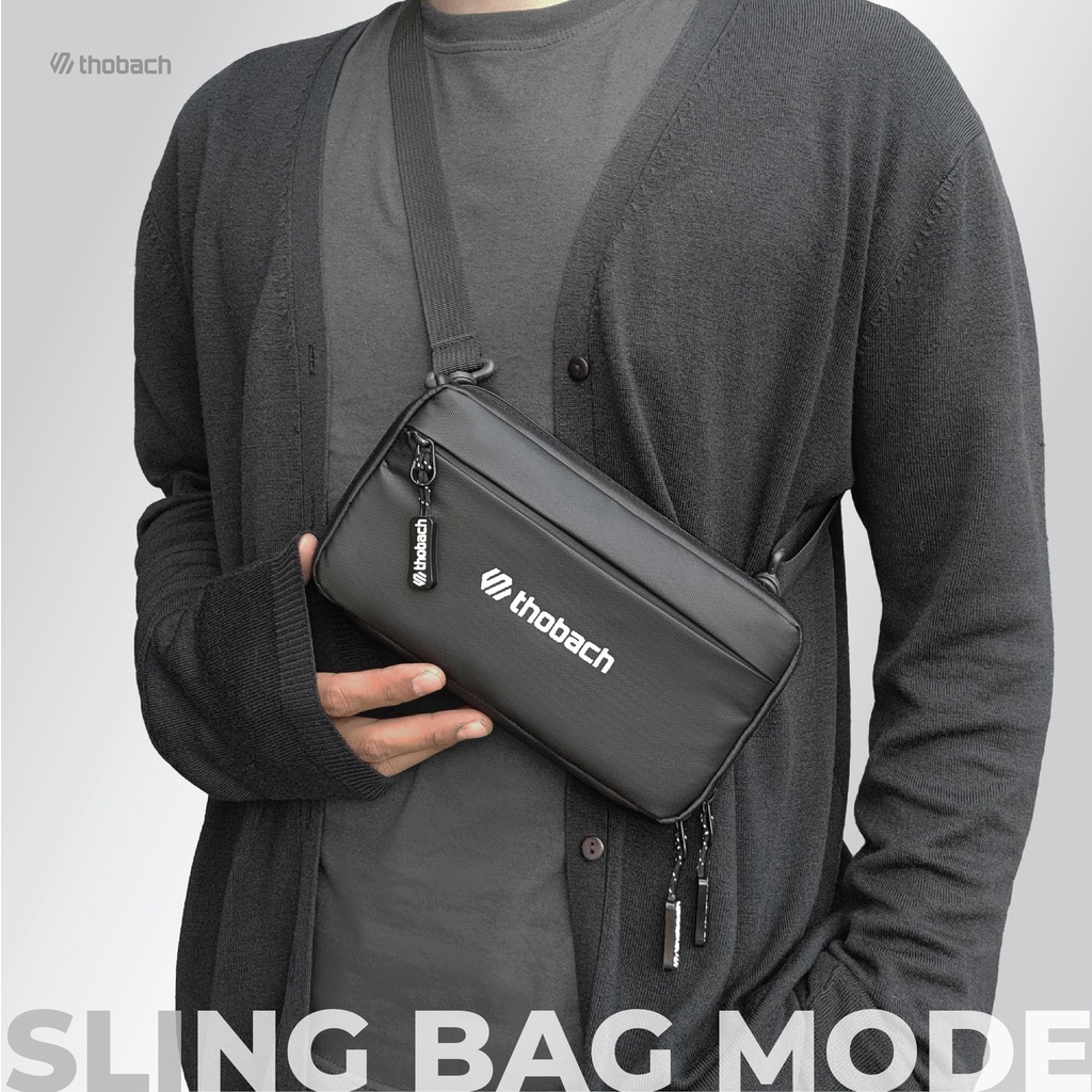 THOBACH - SLING POUCH WATERPROOF ELIO SLING PHONE SELEMPANG HAND BAG ANTI AIR DOMPET PRIA WANITA