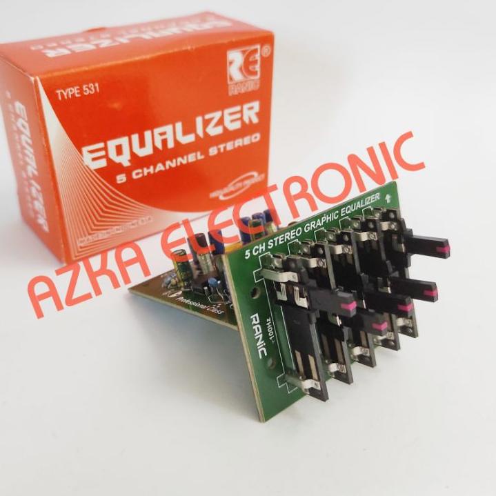 Siap Kirim Kit Equalizer 5 Channel Stereo