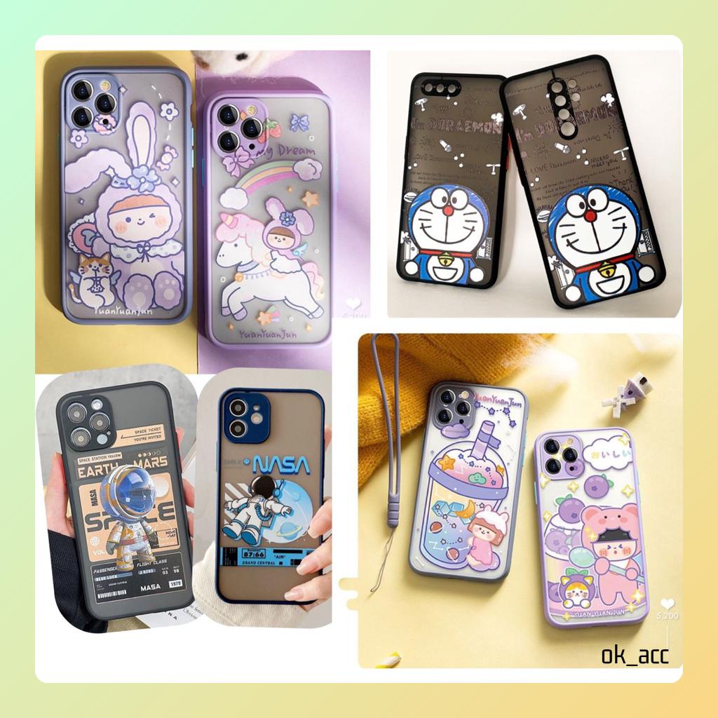 Case Karakter casing unik FM for Infinix Hot 9 10 11 Play 10s Smart 5 6