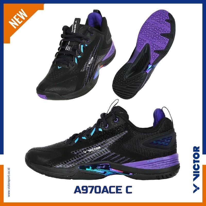 sepatu badminton victor a 970 ace c sepatu bulutangkis a970ace c seri lee zii jia