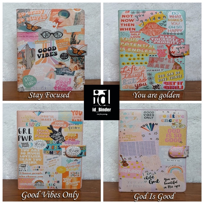 

BOOM SALE BINDER PRINTING 4 MOTIP QUOTES A5 DAN B5 Code 3974