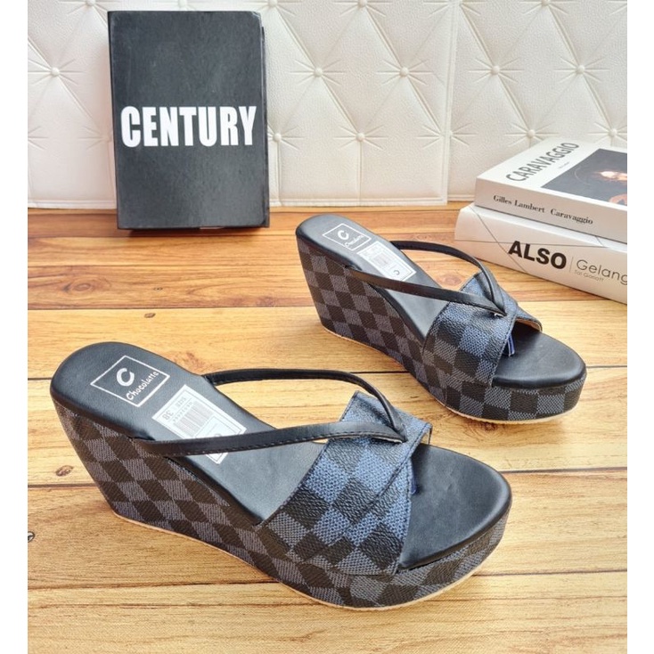 ABBUSHOES Nn 36 wedges kokop tali silang selly 7cm