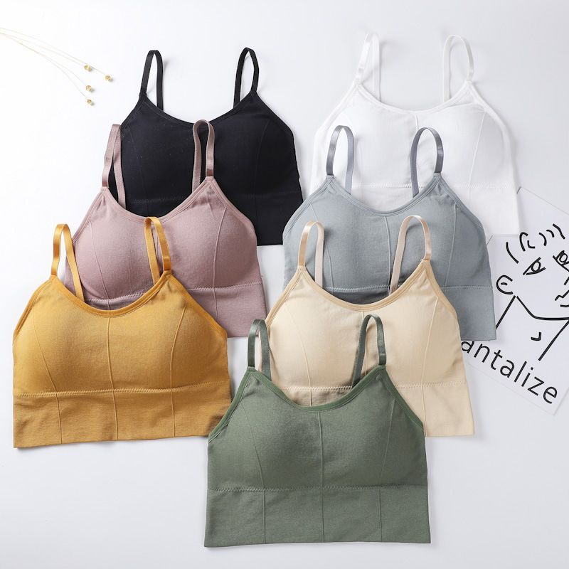 B24 SPORT BRA GYM BH OLAHRAGA PUSH UP WANITA TANPA KAWAT ELASTIS IMPORT