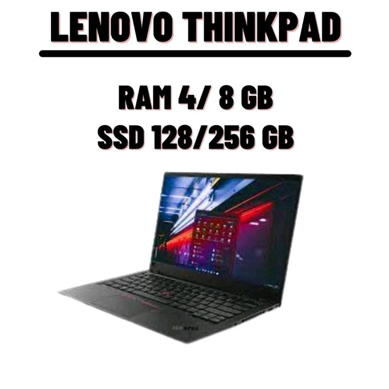 Laptop  LENOVO THINKPAD Core i5 / i7 RAM 8GB SSD 256 Mulus Bergaransi