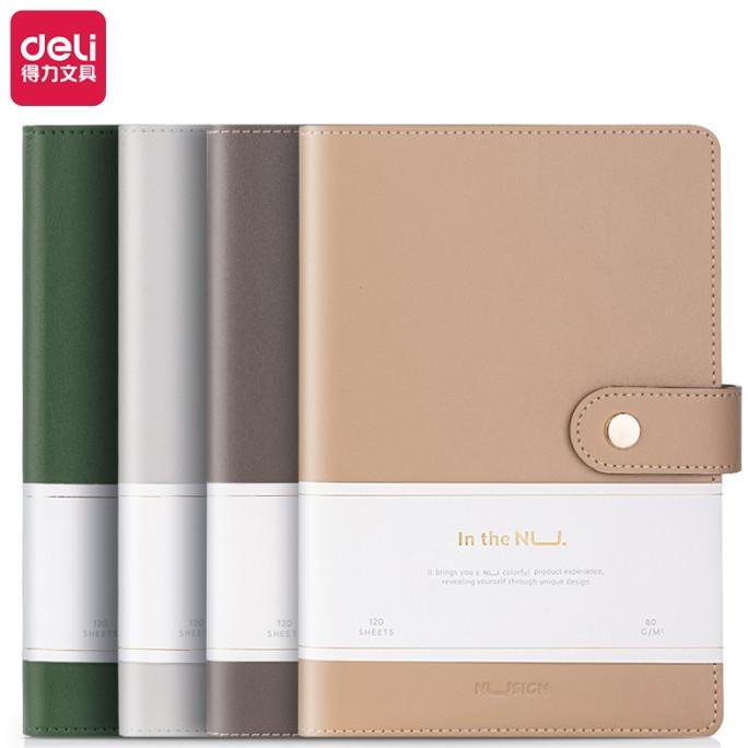 

Nusign Leather Cover Notebook/Buku Catatan Tulis/Agenda A5 NS299
