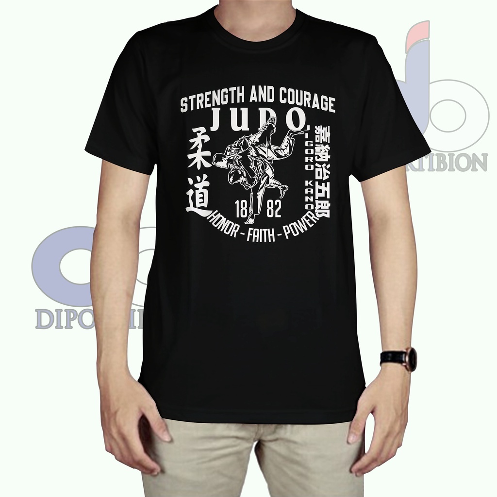JUDO KAOS LENGAN PENDEK JIGORO KANO / MARTIAL ART JUDO KAOS LENGAN PENDEK