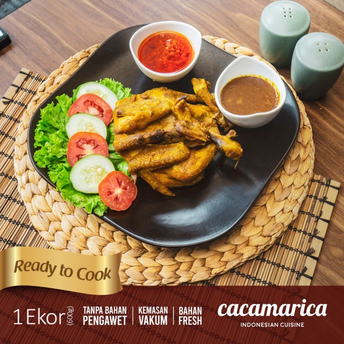 

Ayam Kalasan Kemasan Vaccum 1 Ekor 600 Gram Tx0398