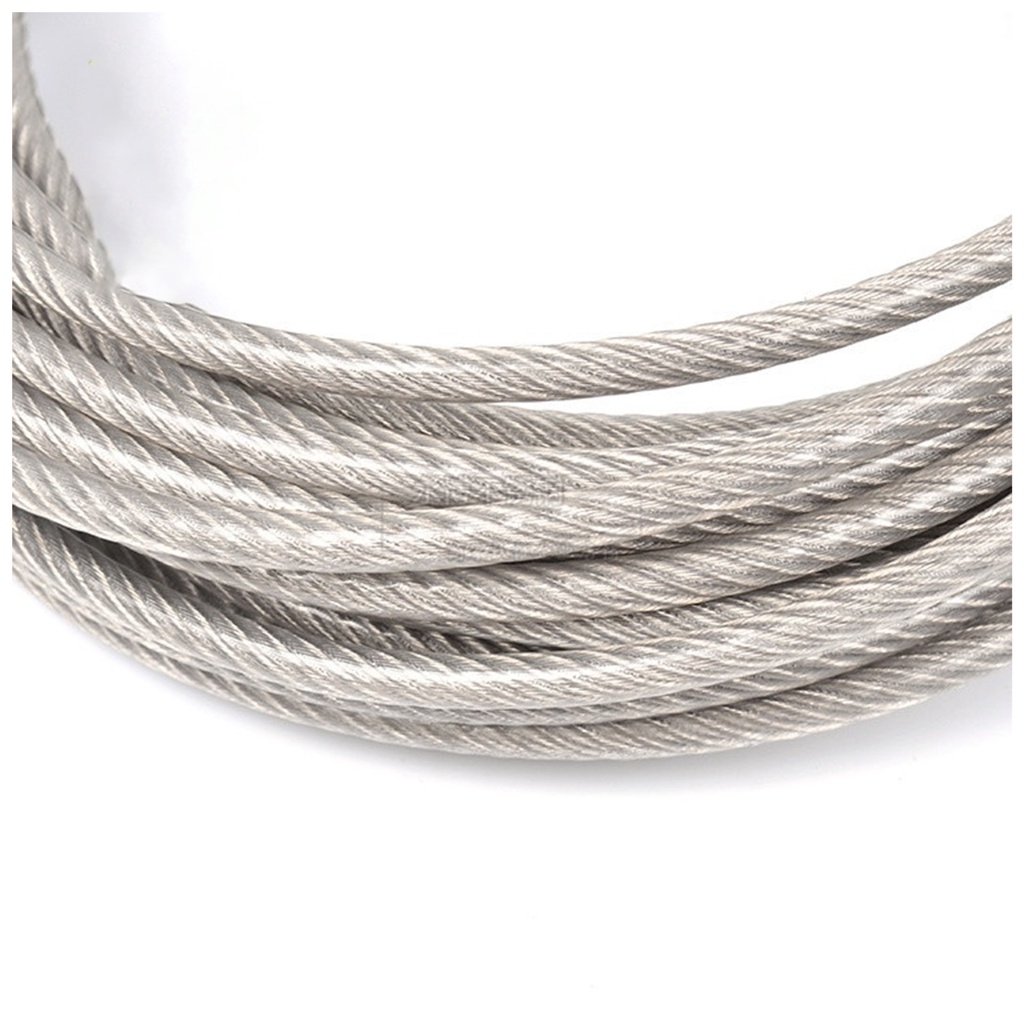 Kawat Sling Stainless Wire Rope Kawat Seling Stainless Steel 304 uk 5 mm